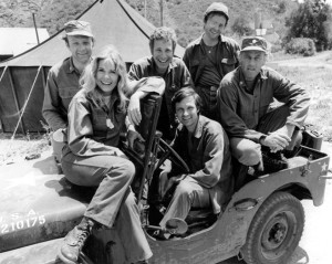 The cast of the hit TV series M*A*S*H